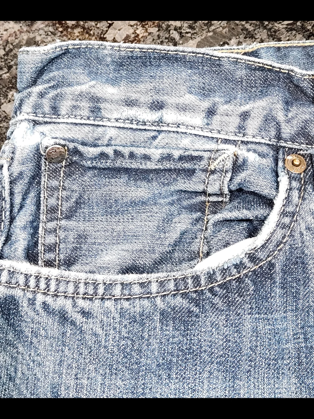 Denim & Supply Ralph Lauren Men's Blue Boot Cut Jeans